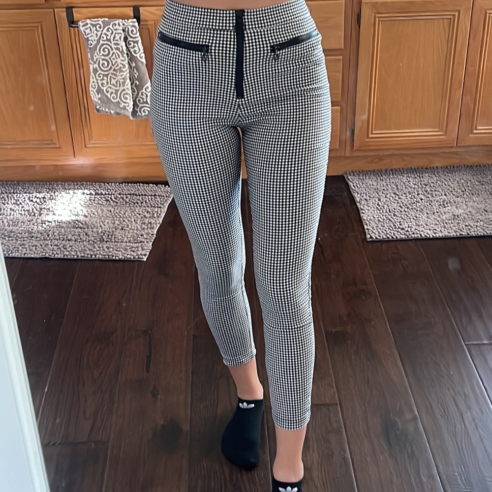 Urban Outfitters black checkered pants